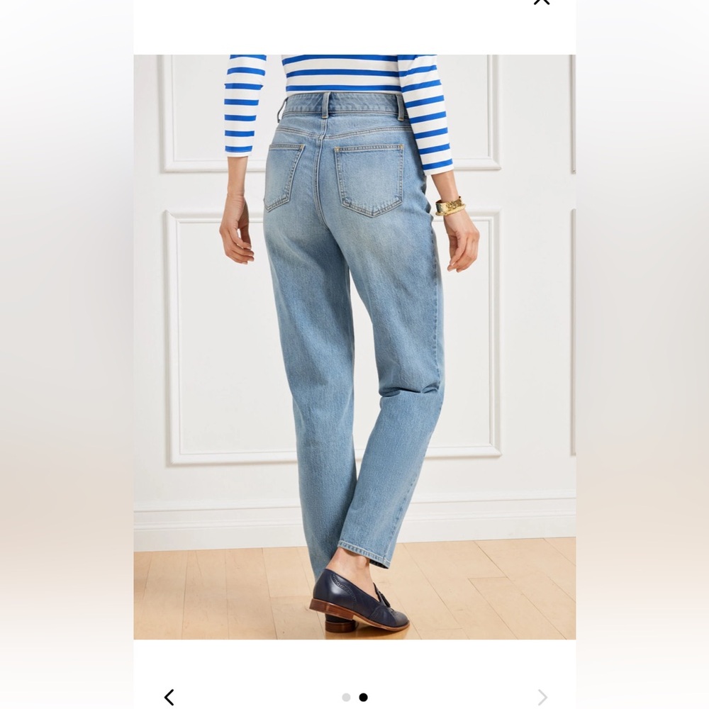 Talbots High Waisted Relaxed Jean (size 14)